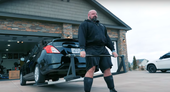 Brian Shaw Car Deadlift